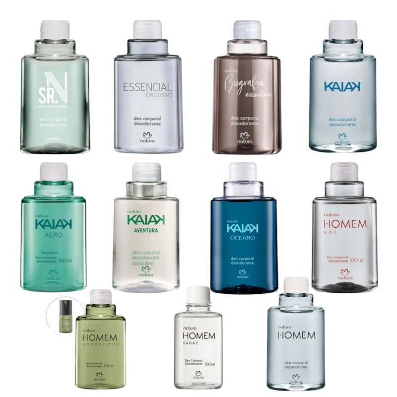 Natura refil Masculino , natura homem, natura kaiak, sr.N, Biografia, Essencial.