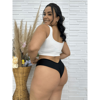 KIT com 10 calcinha plus size fio dental duplo não marca roupa feminina lingerie confortavel para o dia dia em Oferta na Shopee