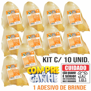 Orelha Bovina Comestivel Desidratada Natural Petisco Cachorro Dip Dog Kit 10 unid envio rapido em Oferta na Shopee