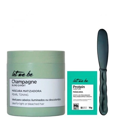 Mascara Matizadora blond Efeito Pérolado Let Me Be 500g