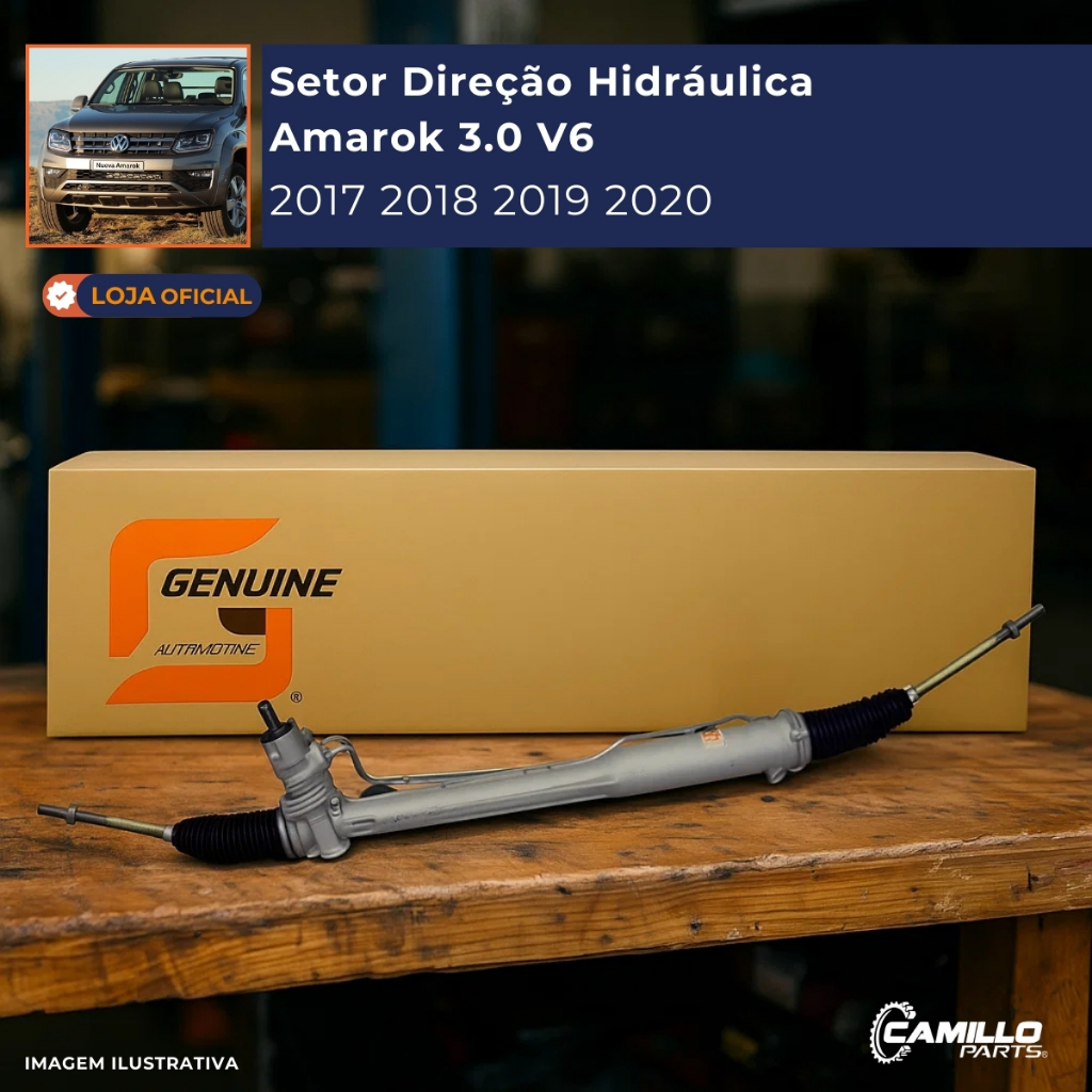 Setor Direção Hidráulica VW Amarok 3.0 V6 2017 2018 2019 2020 Genuine Automotive em Oferta na Shopee