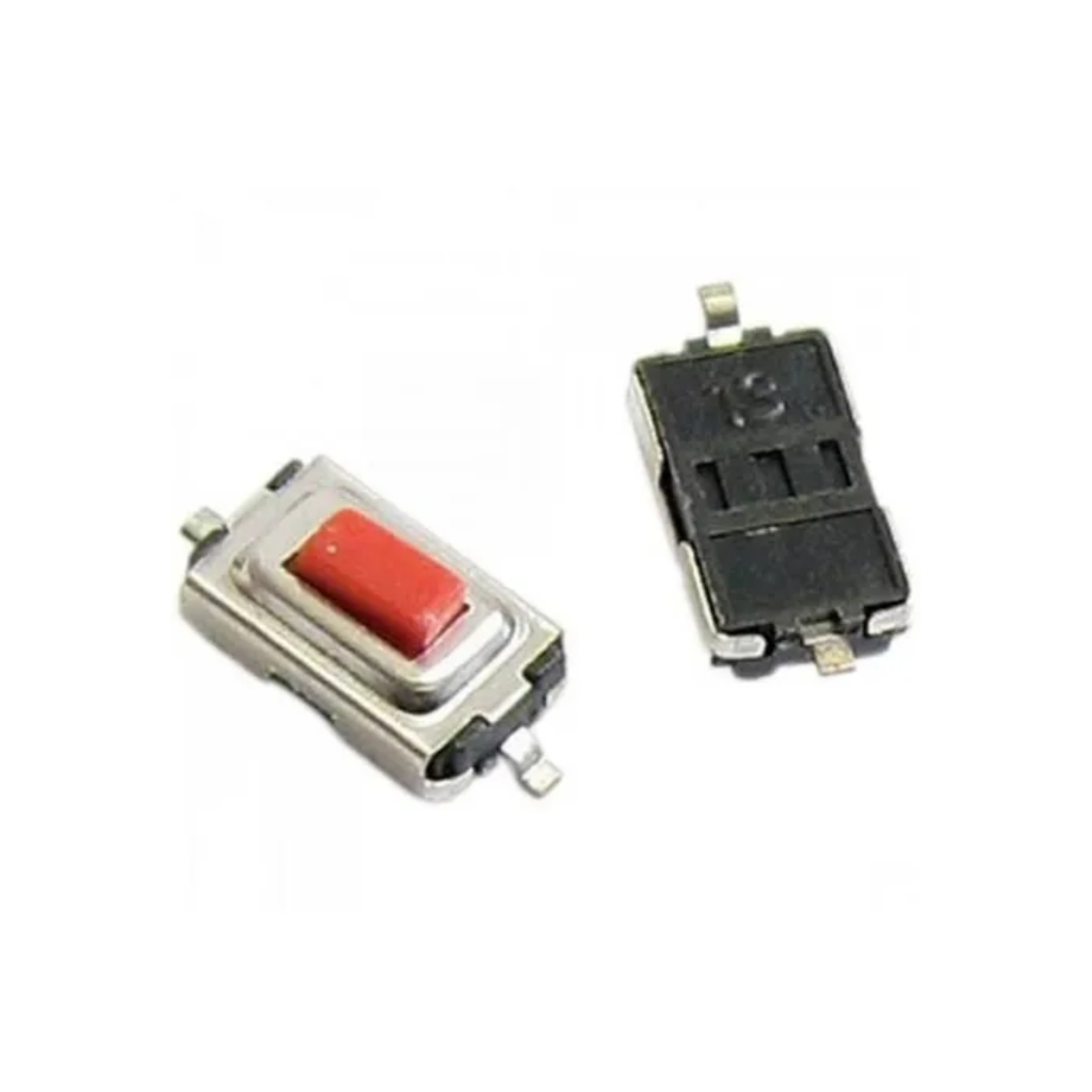 Chave Táctil KFC-A06 3x6x2,5mm SMD Botão Push Touch Telecomando
