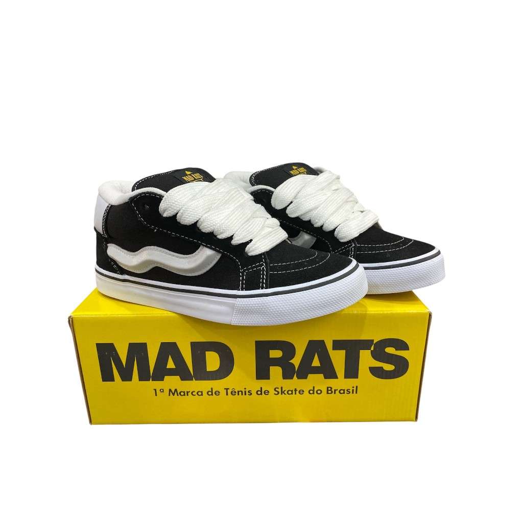 Tênis Skate MAD RATS  Bulky Mid Preto Original