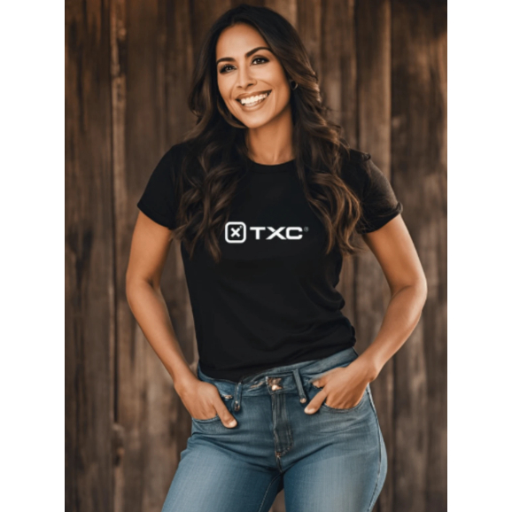 Camiseta T-shirt Country Feminina 100% algodão TXC Ariat Rodeio Expo