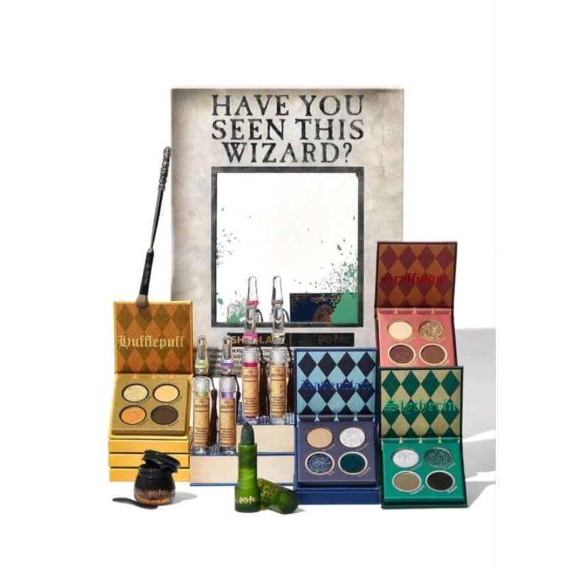 Harry Potter X SHEGLAM kit Completo maquiagem para rosto Casas de Hogwarts Grifinória Sonserina Lufalufa Corvinal