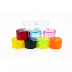 Pote De Acrílico 4ml C/ Rosca Glitter P Decoração c/100 unds