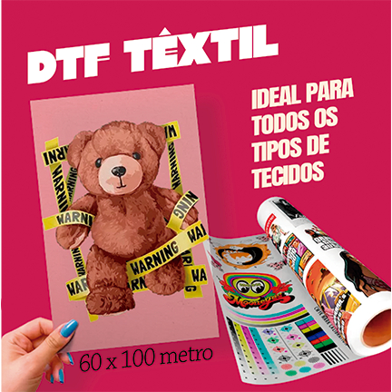 Dtf Impressão Qualidade I3200 Para Estamparia Blusas Qualquer Tecido 1 METRO por 60 CM Envio 24h em Oferta na Shopee