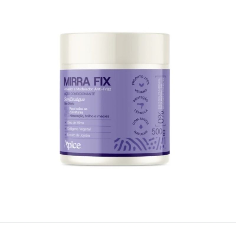 Ativador e Modelador Anti-Frizz Mirra Fix Apice 500gr