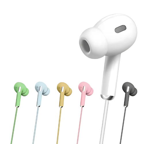 Fone De Ouvido P2 Estéreo Com Microfone colorido macaron U19 em Oferta na Shopee