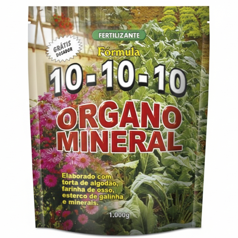 Fertilizante Organomineral NPK 10-10-10 1kg Bonigo em Oferta na Shopee
