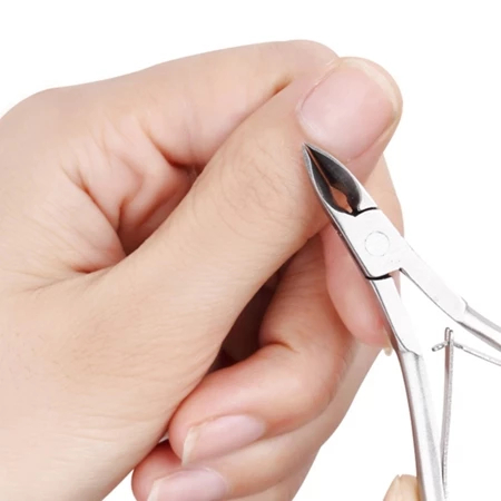 Alicate de Cutícula Solingen D-501 – Aço Duro, Mola Dupla, Cabo Semicurvo | Corte Profissional
