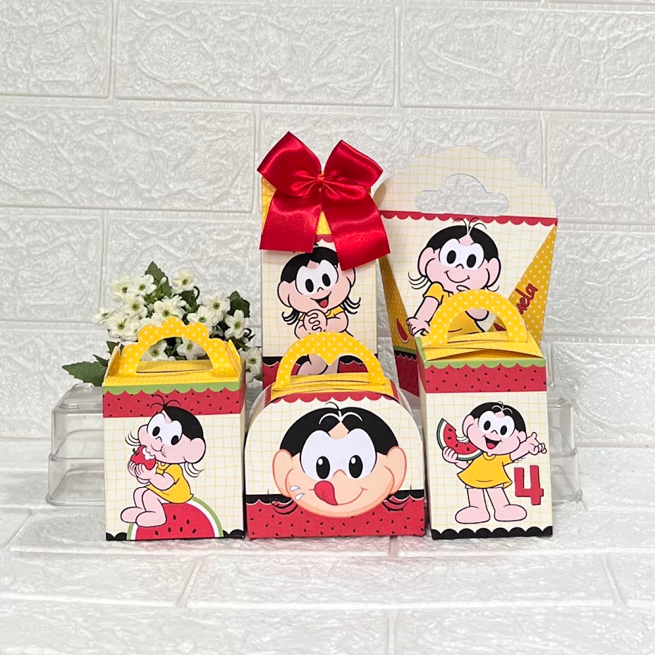 PEGUE E MONTE - Kit Personalizado magali, Caixinhas magali, Caixinha Surpresa • Lembrancinha Aniversário Infantil