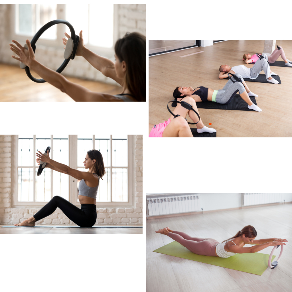 Detalhes do Anel Yoga Pilates Ginástica Tonificador Arco Flexível Circulo Fisioterapia Exercício Magic Circle