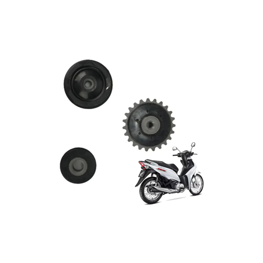 Kit Tensor Corrente Comando Biz 110 Pop 110 3 Peças