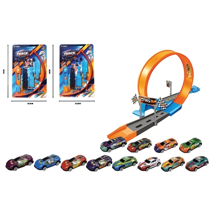 Pista Lançadora com Looping & Carrinho - Tag TGPST004