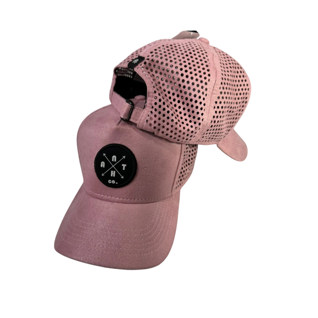 Boné Anth Co Aba Curva Furadinho Iga Bandeirinha Original Várias Cores! - Rosa