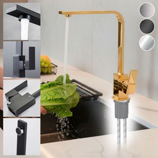 Torneira Slim L Misturador Monocomando Cozinha Bancada Luxo Rotação 360º em Oferta na Shopee