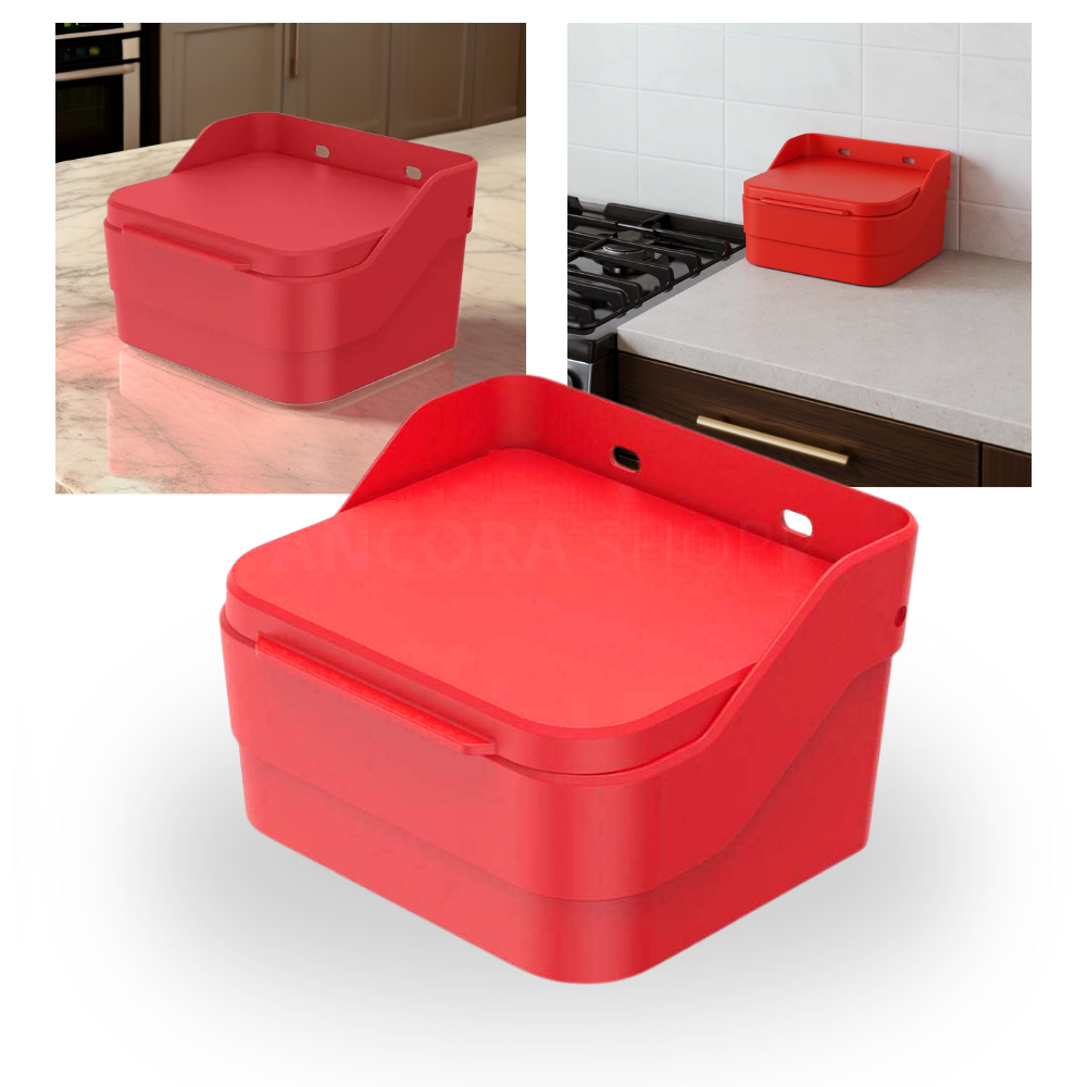 Saleiro Cozinha Trium De Parede Plástico Bpa Free Ou Decoração Elegante Organizador de Cozinha em Oferta na Shopee