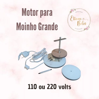 MOTOR PARA MOINHO GRANDE COM PINO DE EXTENÇÃO em Oferta na Shopee