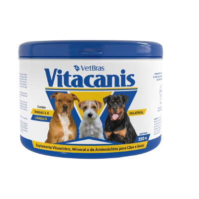 Vitacanis 250g - Suplemento Vitamínico Para Cães E Gatos