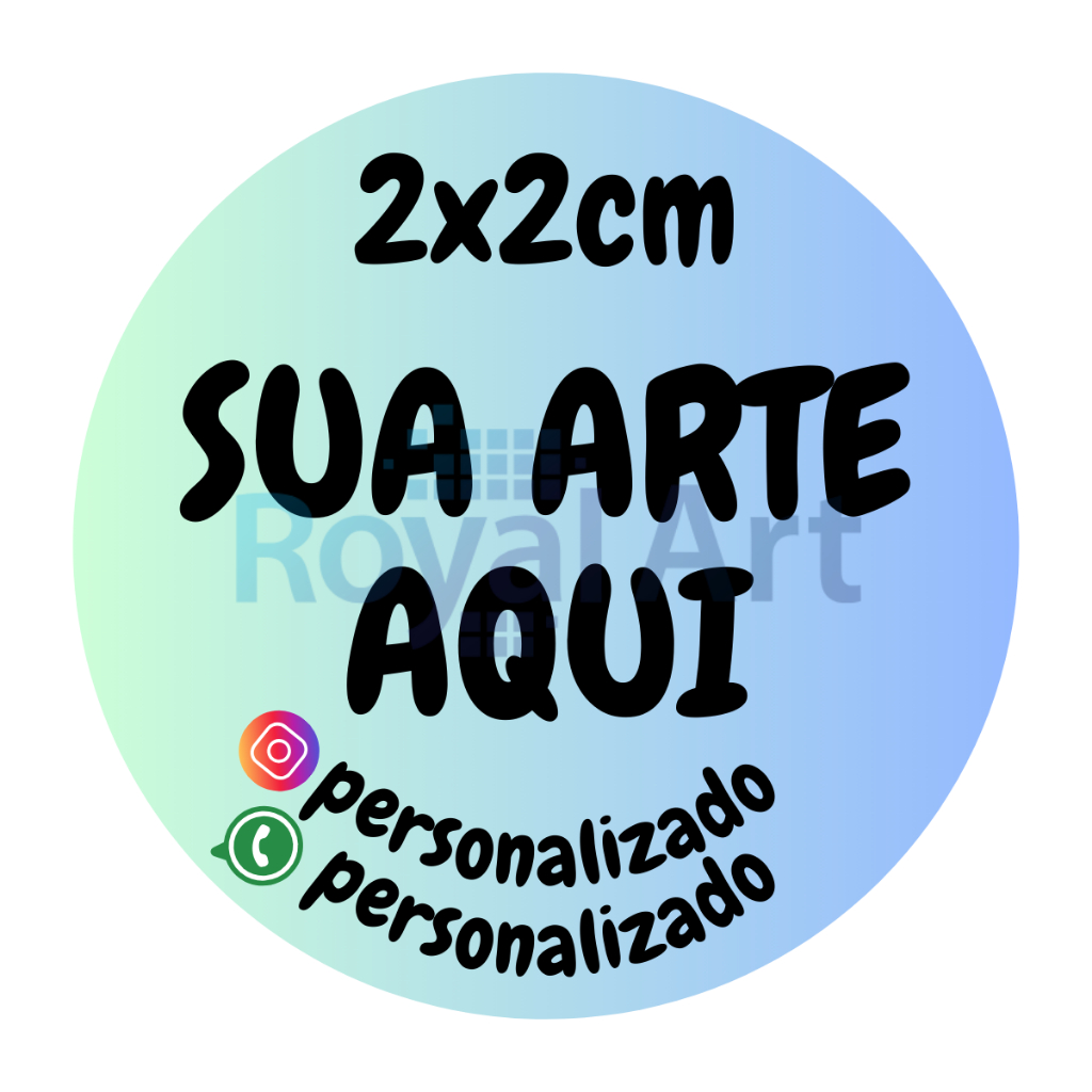Mini Etiquetas Adesivas Personalizadas c/ Sua Logo – Vinil Recortado 2x2cm em Oferta na Shopee