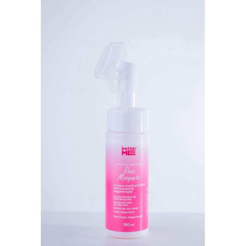 Mousse Micelar Rosa Mosqueta Espuma De Limpeza Facial 150ml