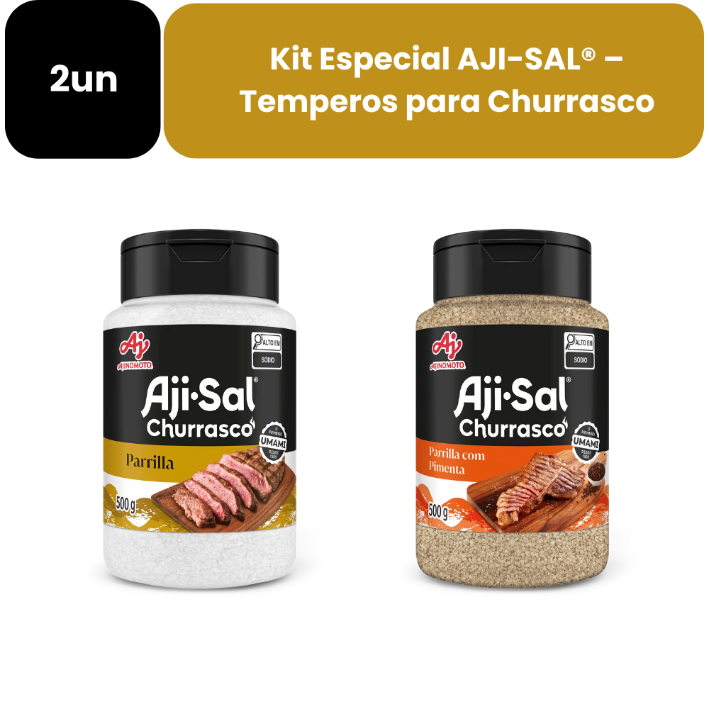 Kit AJI-SAL® – Temperos para Churrasco - 2 unidades em Oferta na Shopee