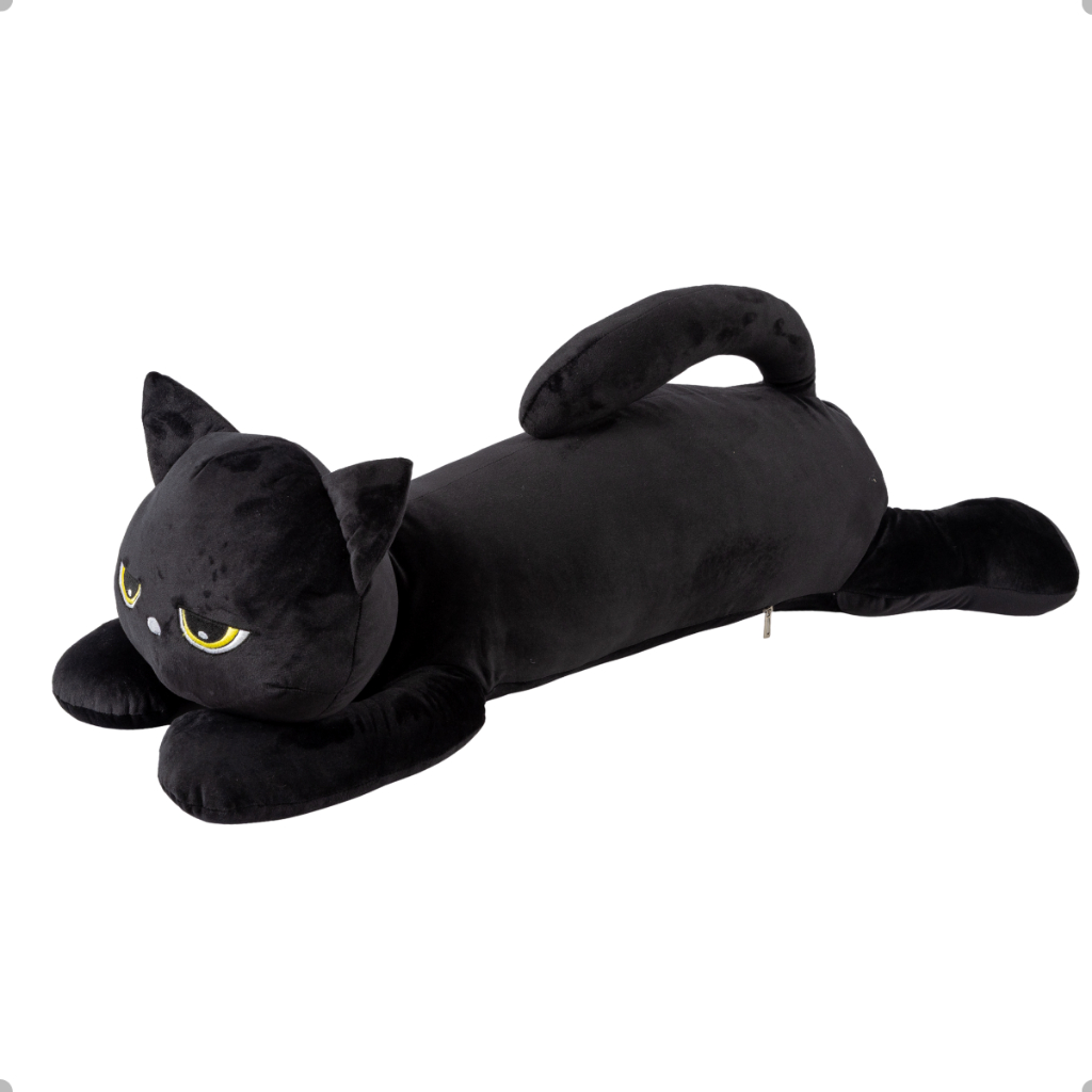 Xuxão Gato Fofinho Gigante 1m Super Macio Pelucia Satin Com Zíper