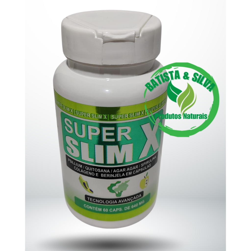 Suplemento Alimentar - SUPER SLIM X 640 mg 60 cápsulas
