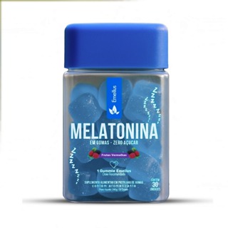 Melatonina Gummy Sabor Frutas Vermelhas 30 Gomas Emellus em Oferta na Shopee