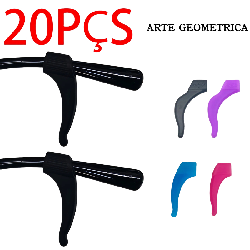 【Arte】Ganchos de orelhas丨Ganchos de silicone antiderrapantes para óculos em Oferta na Shopee