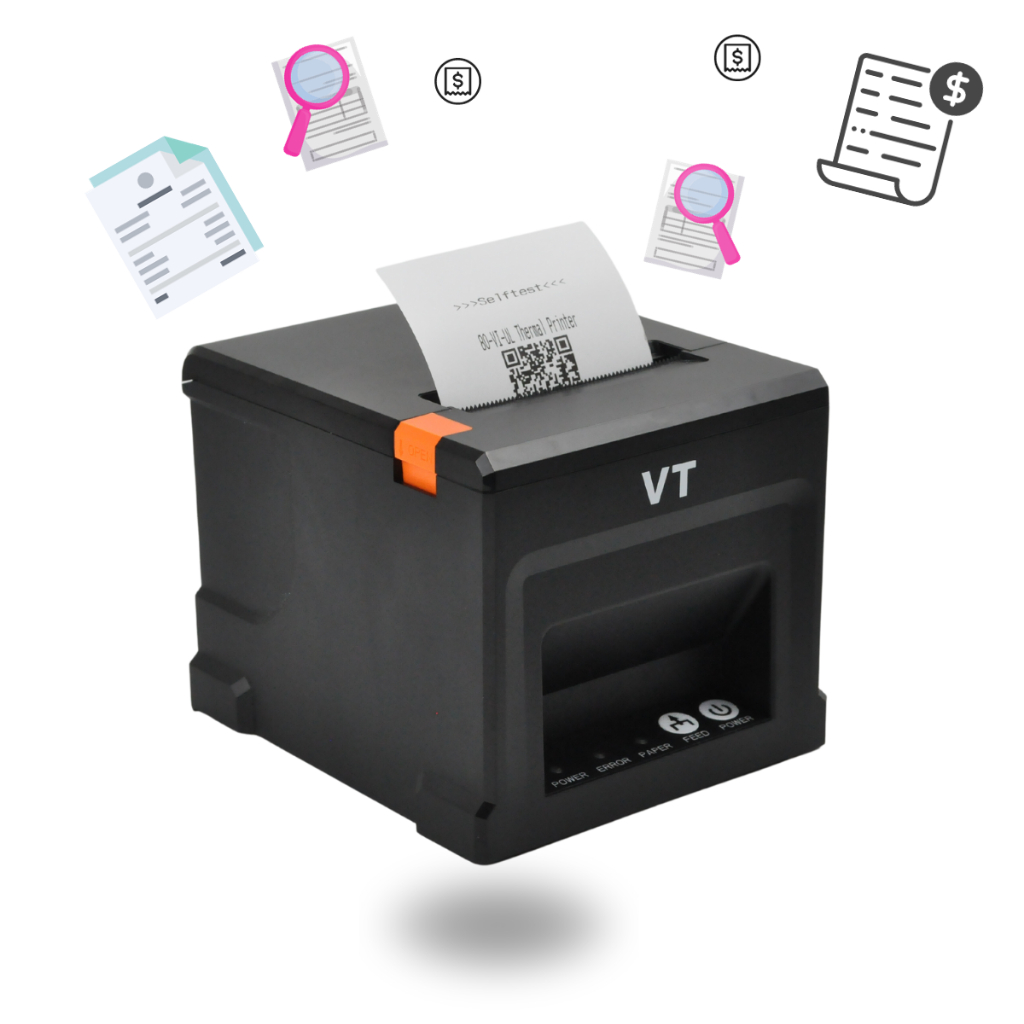 Impressora Térmica 80mm Ifood Delivery Restaurante Mercado Comércio Recibo Fiscal Portátil Diver USB