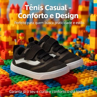 Tênis Casual Infantil Menino Antiderrapante Confortável 20 ao 33 Pronta Entrega em Oferta na Shopee