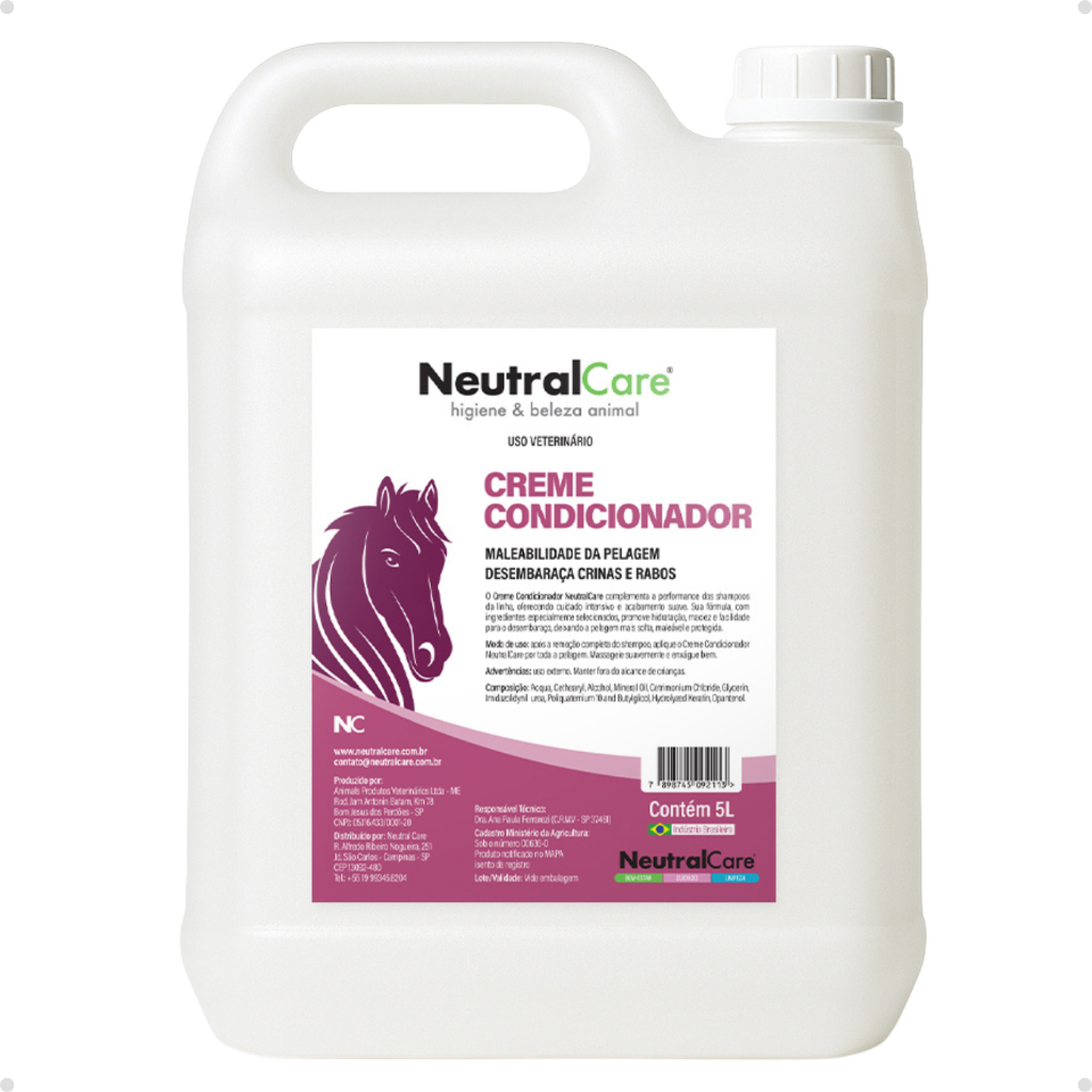 Condicionador Creme Cavalo Forte 5lt Horse Capilar Nutralcare Cósmeticos Pentear Crescimento Máscara