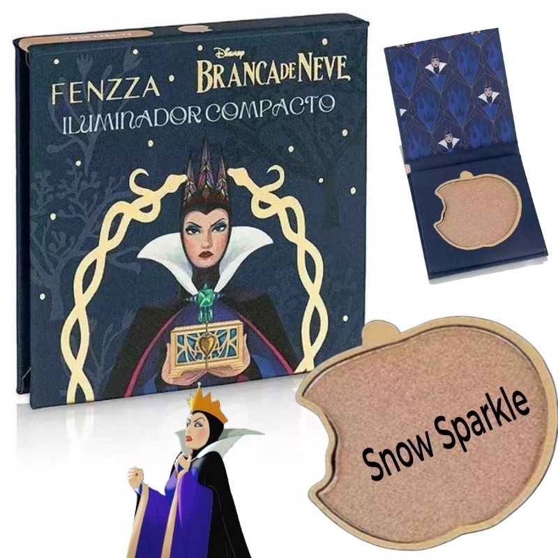 ILUMINADOR COMPACTO RAINHA MÁ SNOW SPARKLE  - FENZZA
