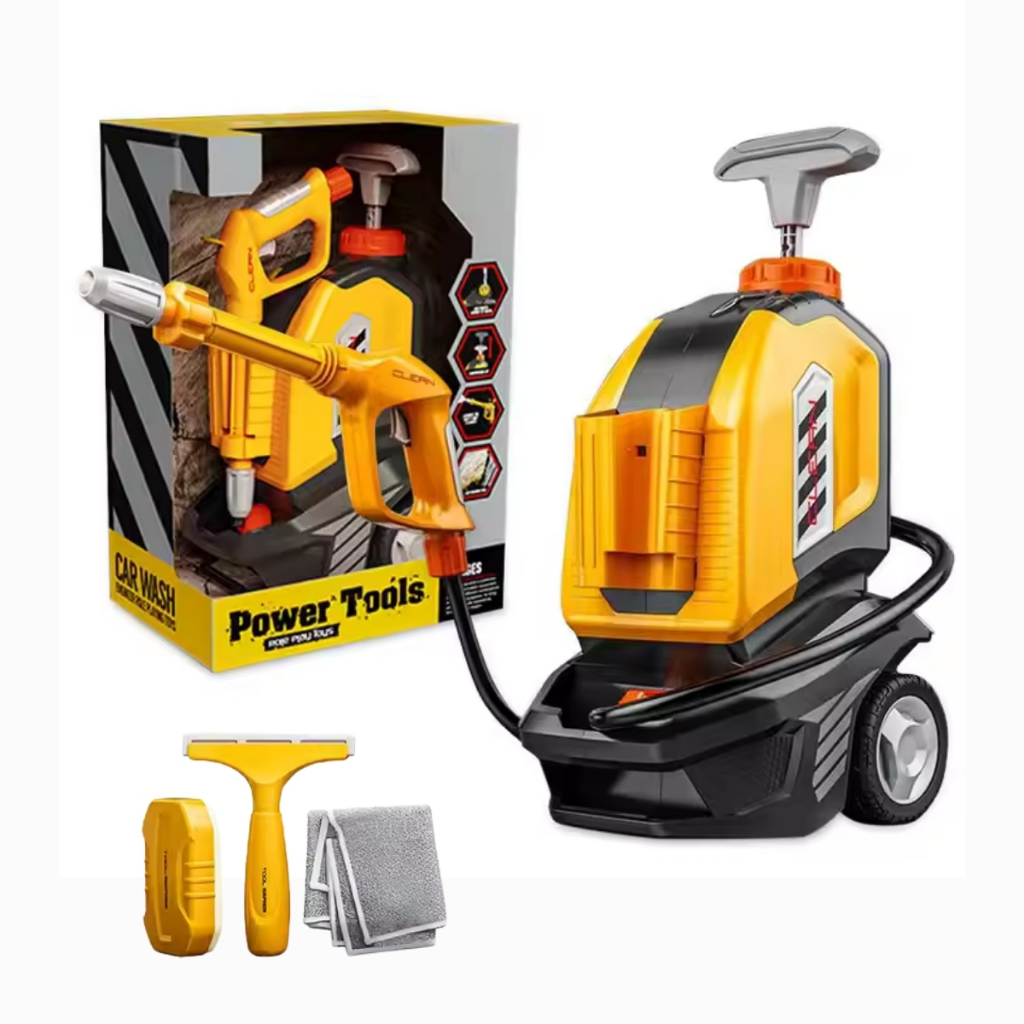 Lavadora de Alta pressão de Brinquedo Faz de Conta Lavação Mobilidade Água Leva e Traz