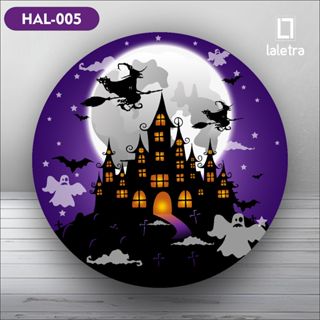 Capa Painel Redondo de Festa Veste Fácil Sublimados Tema Halloween Decoração Exclusiva. em Oferta na Shopee