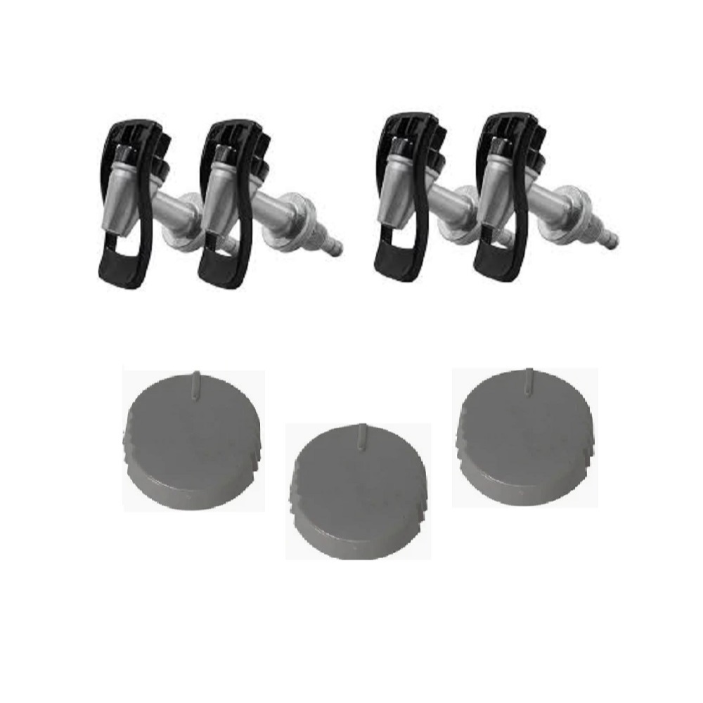 Kit com 2 Pares de Torneiras e 3 Botão do termostato do Bebedouro Esmaltec EGC35B