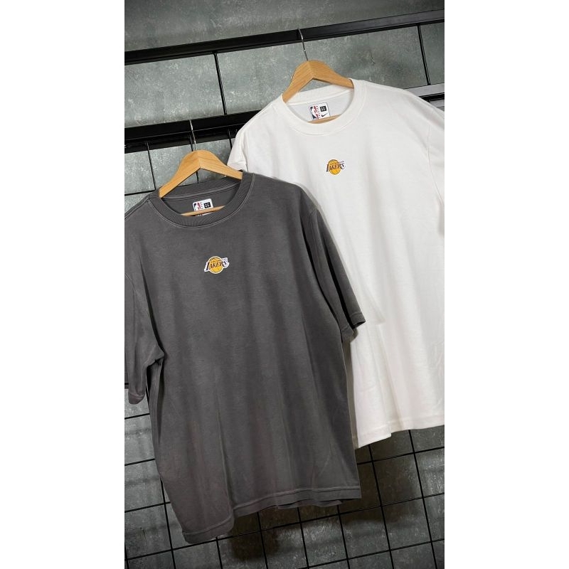 camisa oversize malhão Lakers NBA/TAM G cor chumbo / unissex feminino e masculino casual e esportivo/ academia