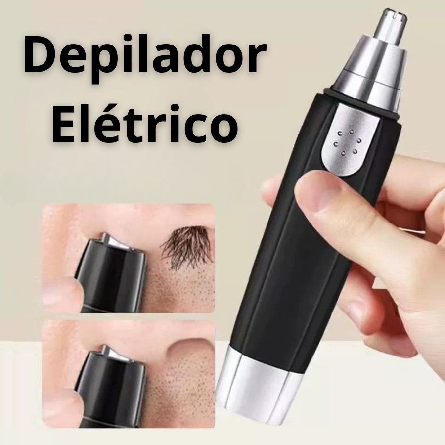 Depilador Elétrico Removedor de Pelos para Nariz e Orelhas em Oferta na Shopee