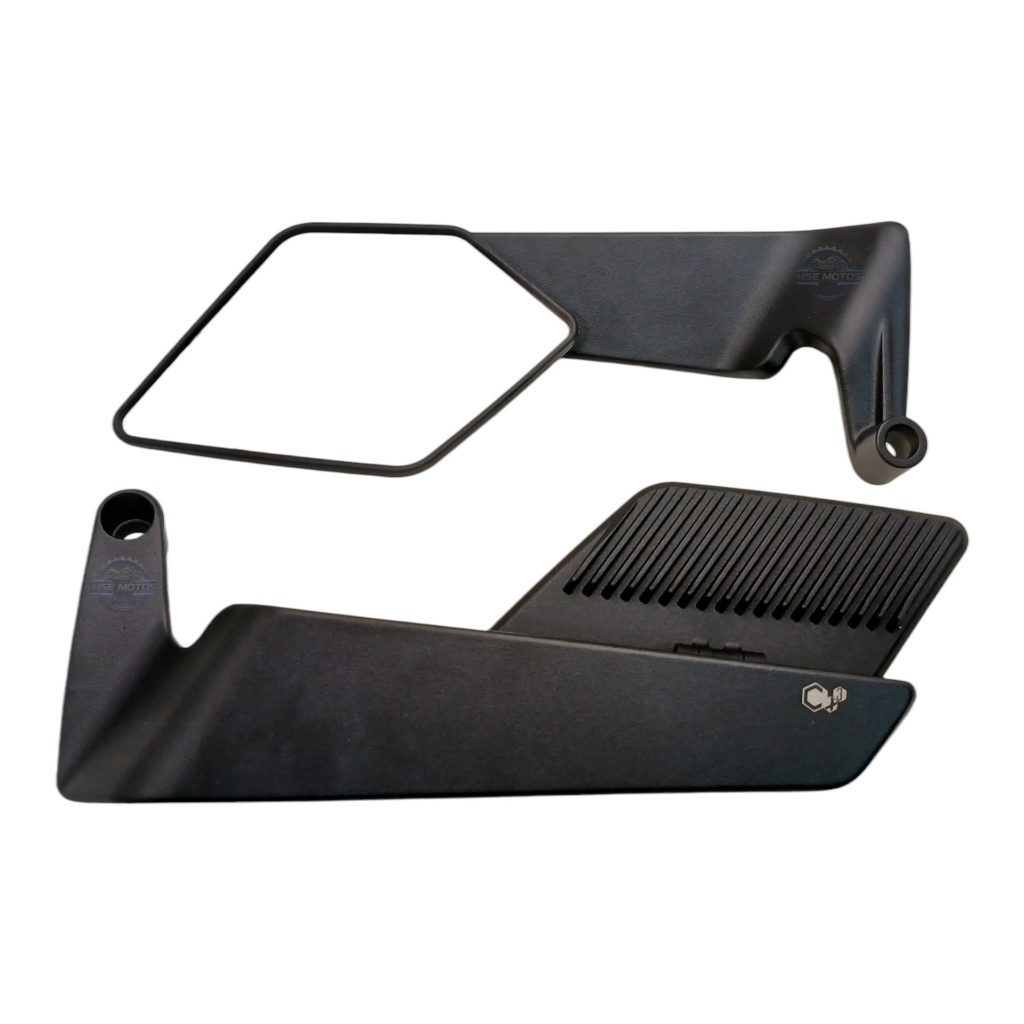 ESPELHO RETROVISOR NEW AIRFOIL ASA DE VENTO PARA MOTOS HONDA YAMAHA UNIVERSAL em Oferta na Shopee
