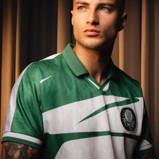 Camisa Palmeiras Retrô 1996 Branca Masculina Oficial em Oferta na Shopee