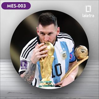 Capa Painel Redondo de Festa Veste Fácil Sublimados Tema Messi Decoração Exclusiva. em Oferta na Shopee
