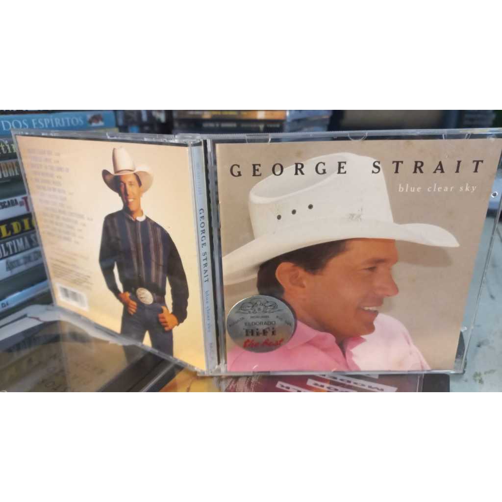 Cd - George Strait - Blue Clear Sky - 1996 - Importado- Excelente raro  Carried away your memory rockin in the arms of
