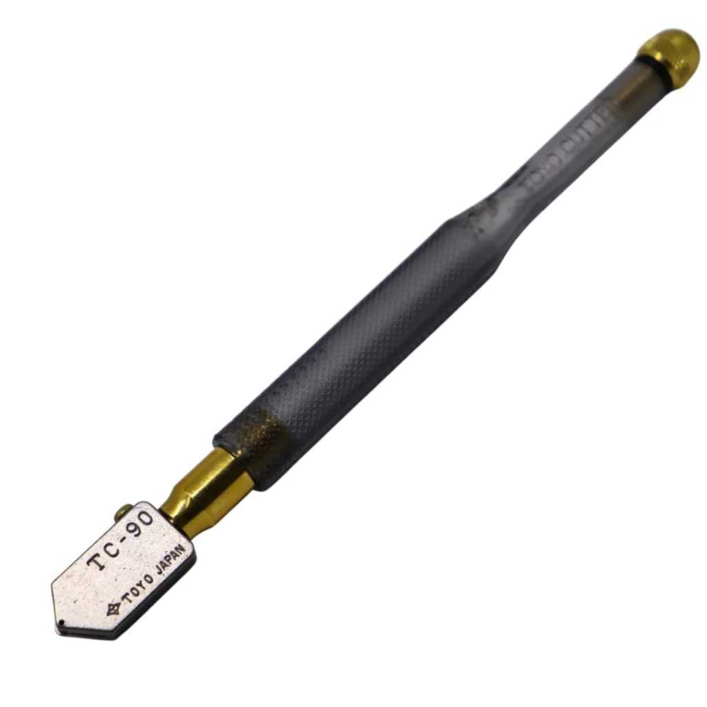 Cortador de Vidro Toyo TC-90 ORIGINAL – Made in Japan Diamante Caneta Profissional