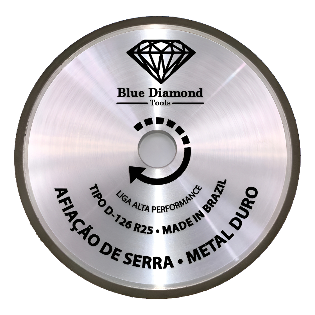 Rebolo Diamantado 4A2 Concentração 50 marca Blue Diamond afiação de serra c/ Widia em Oferta na Shopee