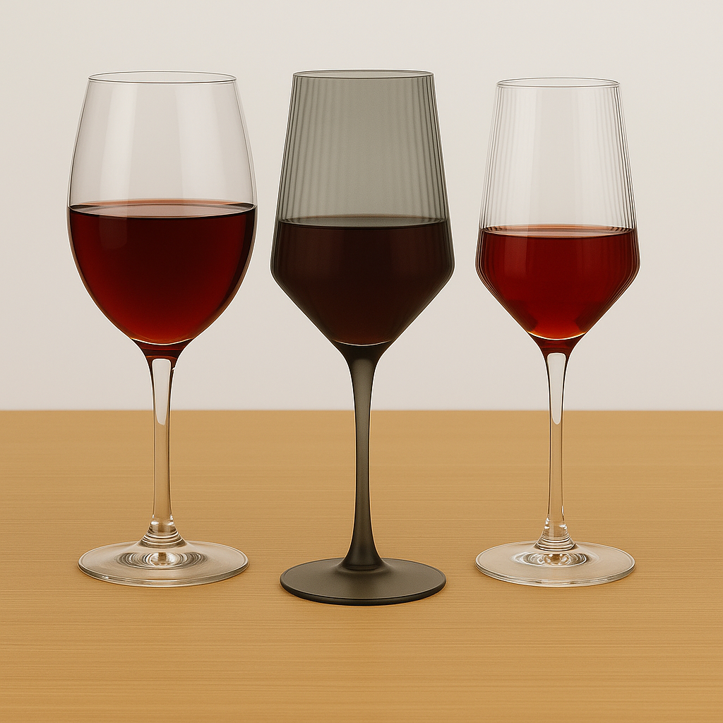 Taças 1/2/3 Unidades Cristal Bohemia Vinho Tinto 370ml / 450ml / 400ml/ 500ml /580ml Titanium