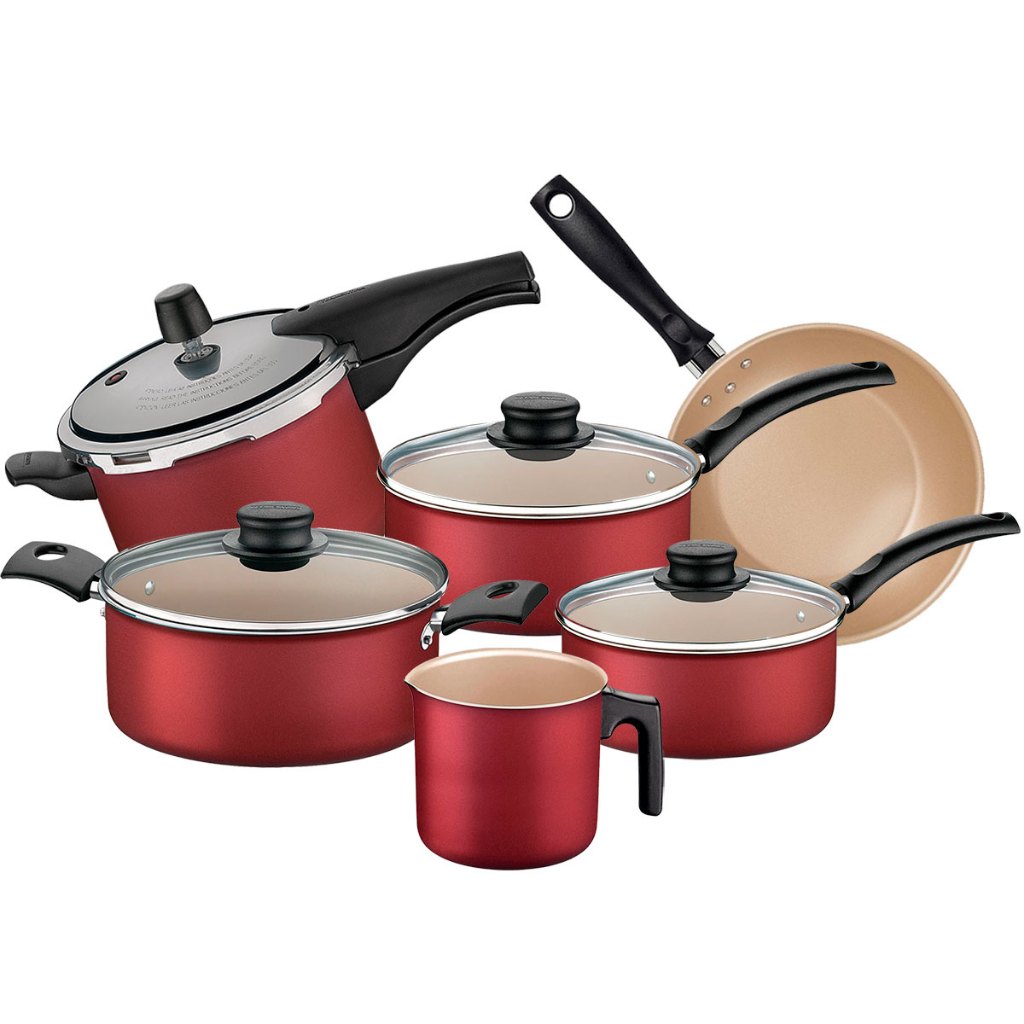 Jogo de Panelas Tramontina Vancouver com Panela de Pressão: Onde Comprar | BuscaProdutos