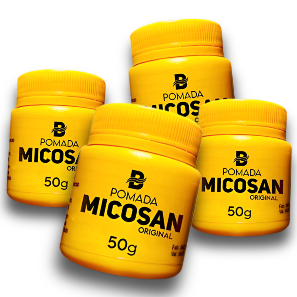 kit 4 Pomada Micosan Mikoziu 50g Original - Micoses Clareador Manchas (4 Unid...