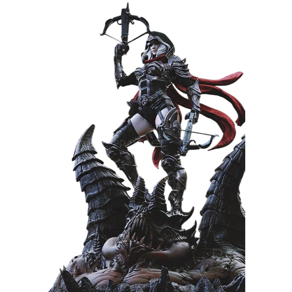 Action Figure Caçadora de Demônios Diablo 3 - Impressão 3d Resina(sem pintura)